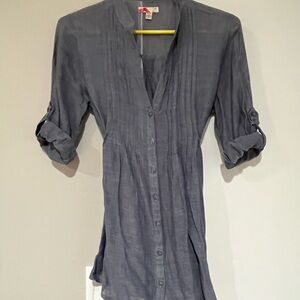 Denim Color Women's Top